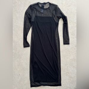 Gianni Bini Black Long Sleeve Dress